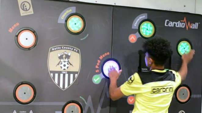 CardioWall Helps Football Club Pinpoint Stars of the Future