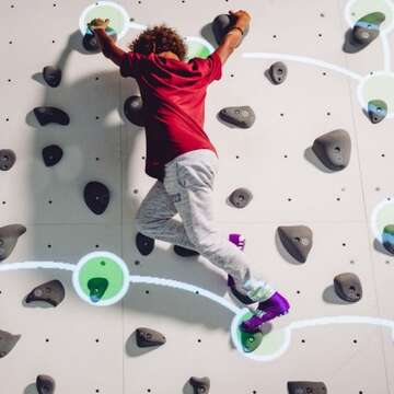 Augmented Climbing Wall Invigorates Activity Parks with Interactive Climbing