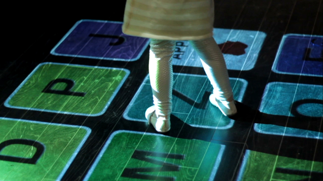 po mo interactive wall floor