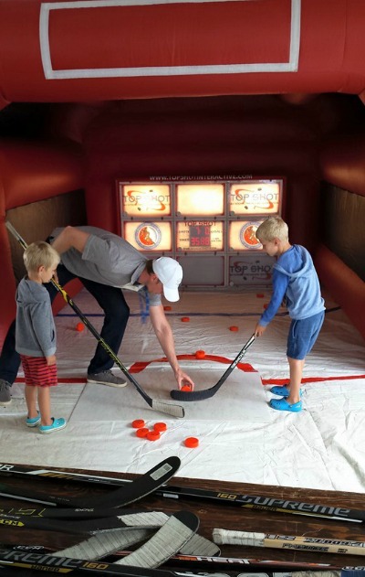 electronic hokey net