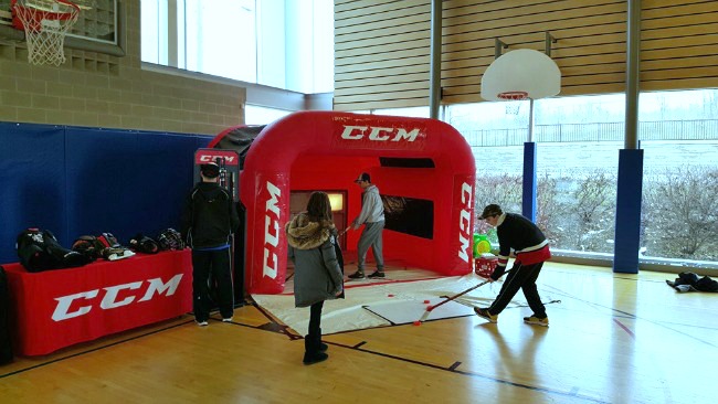 electronic hokey net