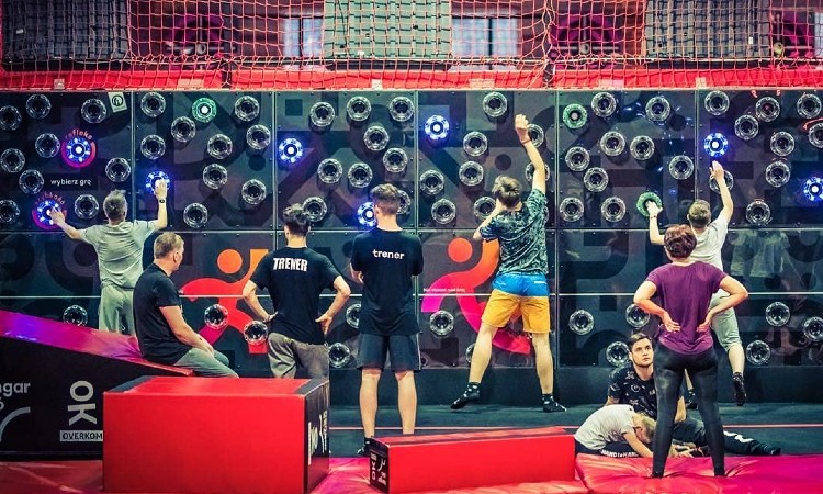 interactive climbing wall