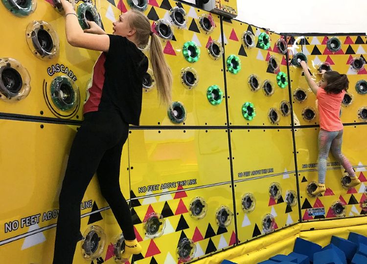 interactive climbing wall