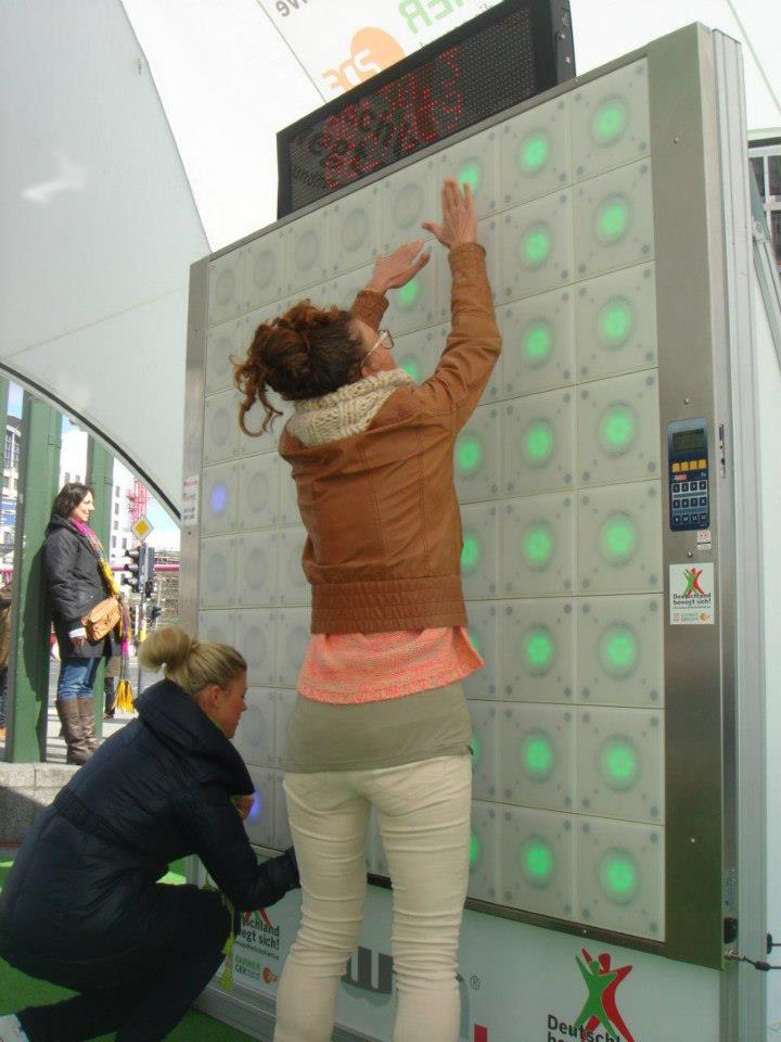 interactive light wall twall