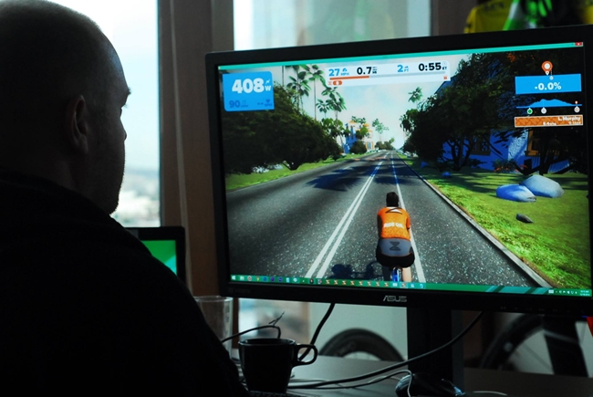 zwift cycling