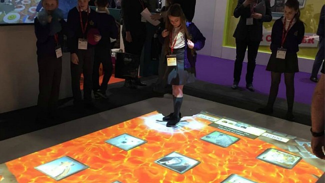 interactive educative floor
