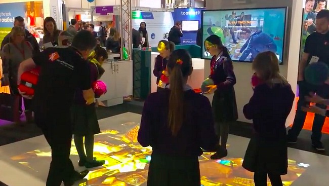 interactive educative floor