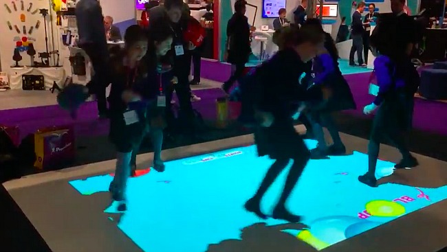 interactive educative floor