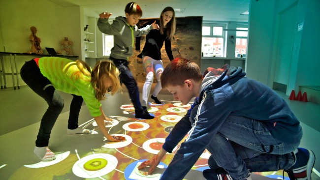 interactive educative floor